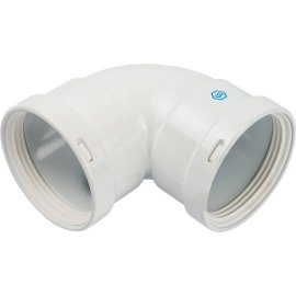 Элемент дымохода STOUT отвод 90° м/м DN80, SCA-0080-020090