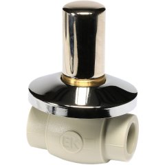 SVEKPLK020RCT (SVEKPLK020) Ekoplastik ППР шаровой кран под штукатурку с метал. крышкой 20