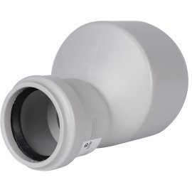 Переход эксцентрический канализационный бесшумный STOUT D 110 х 58