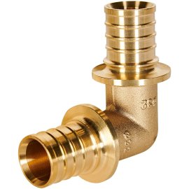 Угольник ROMMER 90° 32 для труб из сшитого полиэтилена аксиальный, RFA-0007-000032