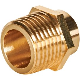 Переход JINTIAN ВП-НР 15x1/2 из латуни под пайку, JT-142431512