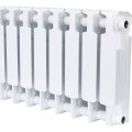Радиатор биметаллический RIFAR MONOLIT 350 8 секций боковое подключение (белый RAL 9016), 3RM35-8