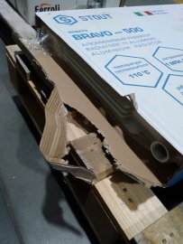 Уцененный товар (нарушена упаковка): Радиатор алюминиевый STOUT Bravo 500 10 секций боковое подключение RAL9010, SRA-0110-050010