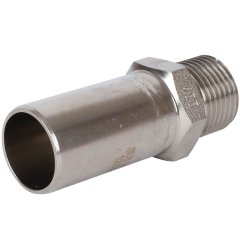 Вставка ROMMER переходная НПр-НР, 22х1/2, из нержавеющей стали прессовой, RSS-1024-002212