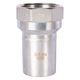 Вставка ROMMER переходная НПр-ВР, 42х11/2, из нержавеющей стали прессовой, RSS-1023-042112