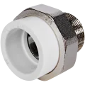 Муфта комбинированная Pro Aqua d=40-1.1/4 PP-R разъемная (американка) НР Белая
