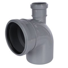 Политэк  Отвод 110х90 с выходом 50 прямой