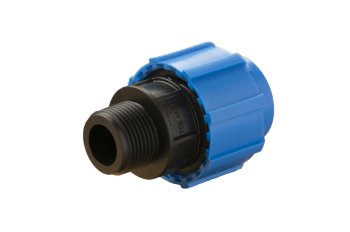 50030020 Политэк Муфта ПНД переходная с наружной резьбой 20х1/2 ТПК-АКВА