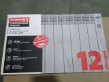 Уцененный товар (трещина, скол): Радиатор биметаллический ROMMER Profi BM 500 12 секции боковое подключение (BI500-80-80-150) (RAL9016), RBM-1210-050012