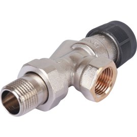 Вентиль термостатический OVENTROP А осевой никелированный ВН 1/2 x 1/2