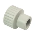 Муфта комбинированная PPR внутренняя резьба 20х3/4,  серый, РТП