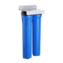 Корпус магистральный Гейзер С25 двойной 20SL 3/4 синий, 50788