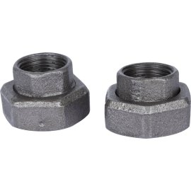 Присоединительный комплект STOUT для насосов G 1 1/2 x Rp 1 (без прокладок), SPC-0010-000025