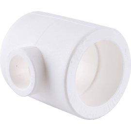 Тройник переходной Kalde 50x25x50 для полипропиленовых труб под сварку (цвет белый), 3212-tio-502550