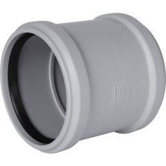 Муфта двухраструбная канализационная бесшумная STOUT D110, SKB-0006-000110