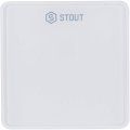Беспроводной комнатный датчик STOUT C-8r, белый