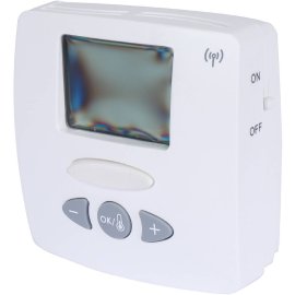 Радиотермостат комнатный электронный Watts WFHT-20433 ( на батарейках с ж/к дисплеем), 10021132