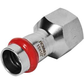 Переходник-ВР ROMMER 15х1/2 из нержавеющей стали прессовой