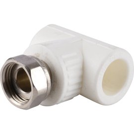 Тройник Kalde комбинированный с накидной гайкой 20х1/2, 3222-tut-200b00