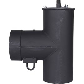 *RSB-1110-041395 ROMMER Патрубок дымохода вертикальный D=150, L=304, H=396