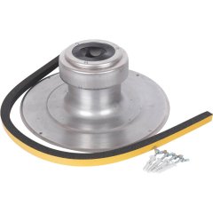 Алюминиевый колпак шахты Vaillant с оголовком и забором воздуха Dn 80 ал., 303261