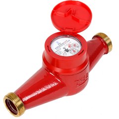 Домовой многоструйный счетчик Decas холодной и горячей (универсальный) воды ВСКМ 90-32