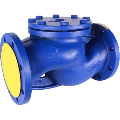 Клапан обратный подъемный ZETKAMA 287A Ду125 Ру16 фланцевый из чугуна, 287A125C31