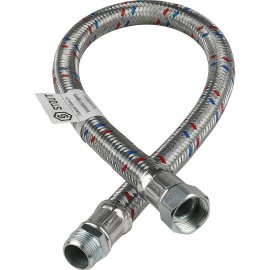 Гибкая подводка для воды STOUT НР 3/4 х ВР 3/4, длина 800 мм, SHF-0208-182020