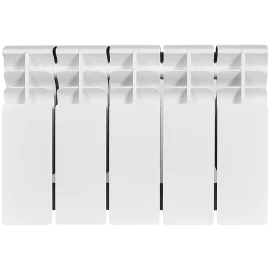 Радиатор биметаллический STOUT TITAN 200 5 секций боковое подключение (белый RAL 9016), SRB-3310-020005