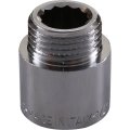 Удлинитель TIEMME НВ 20мм-1/2 хром для стальных труб резьбовой, 1500060