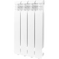 Радиатор алюминиевый Global ISEO 500 4 секции боковое подключение (белый RAL 9010), IS05001004