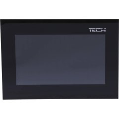 Комнатный двухпозиционный регулятор цветной (стекло 2мм) черный TECH ST-283