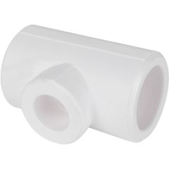 Тройник переходной Kalde 32х20х32 для полипропиленовых труб под сварку (цвет белый)