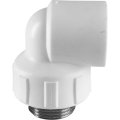 Угольник Политэк 32x1 с наружной резьбой для полипропиленовых труб под сварку (цвет белый), 9410003201