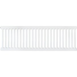 Трубчатый стальной радиатор КЗТО РС 1-500-25 секций 1/2 боковое подключение RAL9016, РС15002512