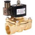 Клапан электромагнитный (соленоидный) двухходовой РОСМА СК-11-25 G1, НЗ, 220В, прямого действия, корпус - латунь, уплотнение - NBR, 00000011327