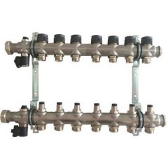 Группа коллекторная Oventrop Multidis SF 7 со встроенными регулирующими вставками на 7 контуров