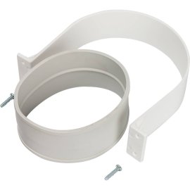 Элемент дымохода  STOUT комплект для соединения труб внешний DN100, уплотнение EPDM  и хомут в комплекте., SCA-6010-000001