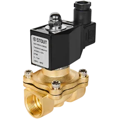 Клапан соленоидный (электромагнитный) STOUT прямого действия НЗ 220В G3/4 SSV-0010-220020