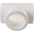 Тройник Политэк d=50 для полипропиленовых труб под сварку (цвет белый), 9000000450