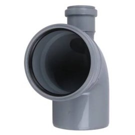 Отвод с фронт. патрубком Sinikon (выход вверх) ПП D110/050*87°, 551001.R
