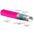 Труба PERT EVOH, 5-и слойная 20х2,0х200, фиолетовый, РТП