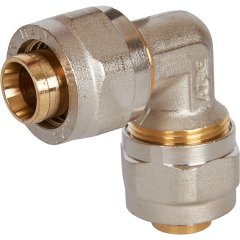 Угольник STOUT  90° 20х20 для металлопластиковых труб винтовой, SFS-0003-002020