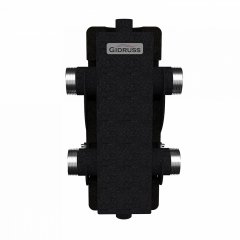 Гидравлический разделитель GIDRUSS GR-80-32.EPP (до 80 кВт, G 1, корпус 80х80х3 ст. 09Г2С, EPP-термоизоляция)