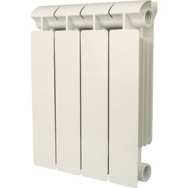 Радиатор биметаллический Global STYLE PLUS 350 4 секции боковое подключение (белый RAL 9010)