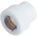 Муфта разъемная Kalde 20х3/4 с внутренней резьбой серии ЕСО для полипропиленовых труб под сварку (цвет белый)
