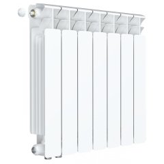 Радиатор биметаллический RIFAR BASE VENTIL 500 BVL 7 секций нижнее левое подключение (белый RAL 9016)