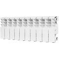 Радиатор алюминиевый ROMMER Plus 200 10 секций боковое подключение (RAL9016), RAL-3210-020010