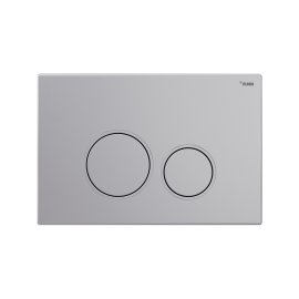 Панель смыва РЕХАУ NOVA ORB 001 с круглыми клавишами, пластик, серебристый, матовый, 19102221001