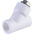 Фильтр Политэк d=20 (соединение муфта-муфта) для полипропиленовых труб под сварку (цвет белый), 9100302012